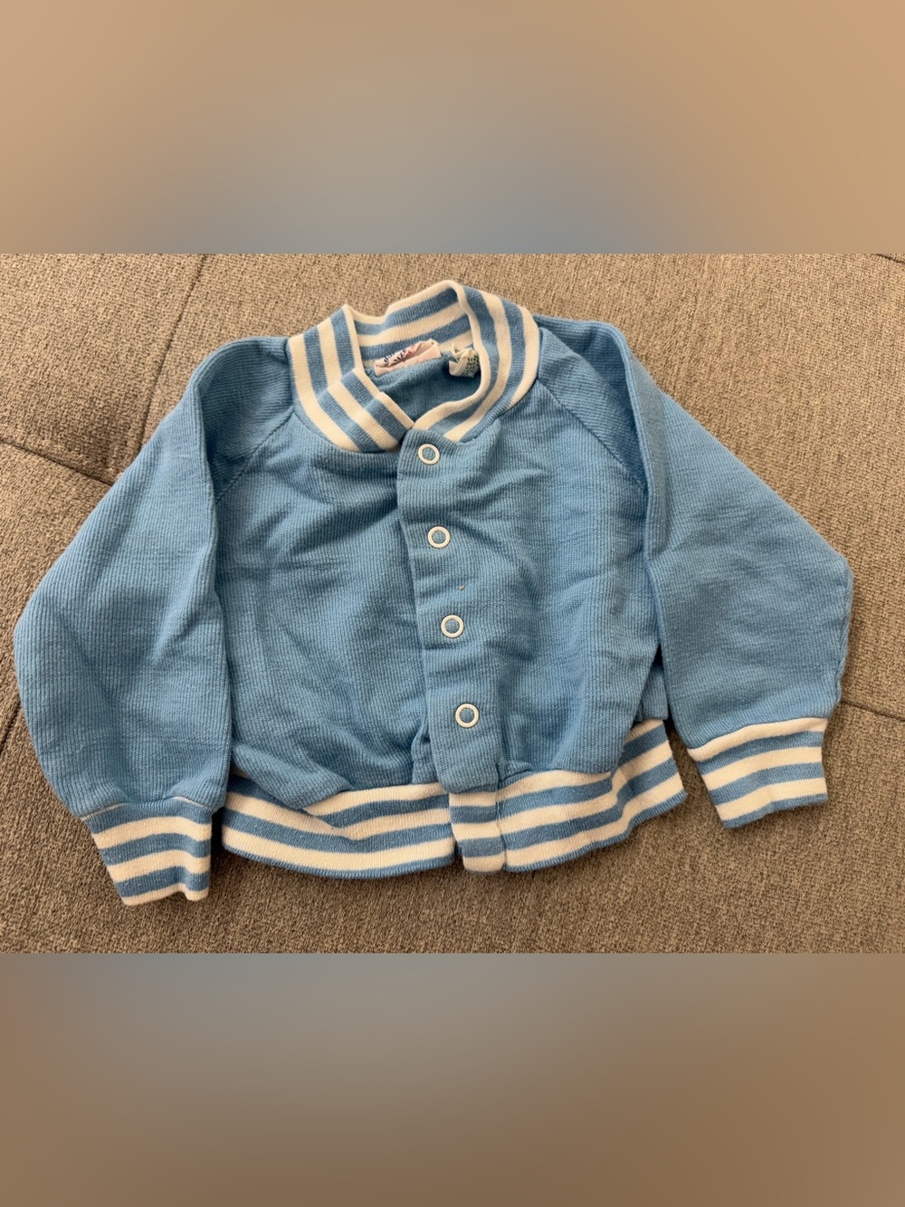 Blue vintage Tagalongs baby varsity bomber jacket